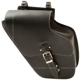 【デグナーWEB正規代理店】デグナー SB-43IN レザーサドルバッグ LEATHER SADDLEBAG ブラック DEGNER SB-43IN