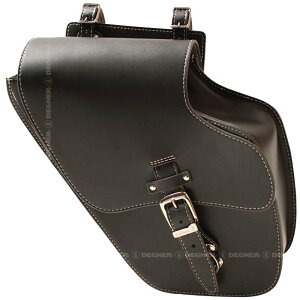 yfOi[WEBK㗝XzfOi[ SB-43IN U[ThobO LEATHER SADDLEBAG ubN DEGNER SB-43IN