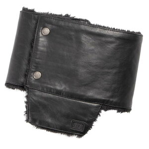 【デグナーWEB正規代理店】 デグナー CP-25 レザーネックウォーマー LEATHER NECK WARMER 防寒 防風 ブラック DEGNER CP-25