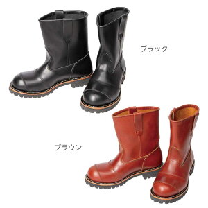 【デグナー認定WEB正規代理店】 デグナー HS-B16 シフトガード付 レザー プルオン ブーツ オートバイ用 ライディングシューズ バイク シューズ DEGNER HS-B16