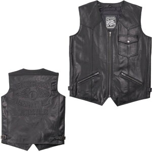 yfOi[FWEBK㗝XzfOi[ (DEGNER)U[xXg / LEATHER VEST ubN V-17