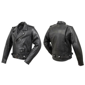 yfOi[FWEBK㗝Xz fOi[ (DEGNER)  JEU[_uWPbg COW LEATHER DUBBLE JACKET ~p ubN 19WJ-15