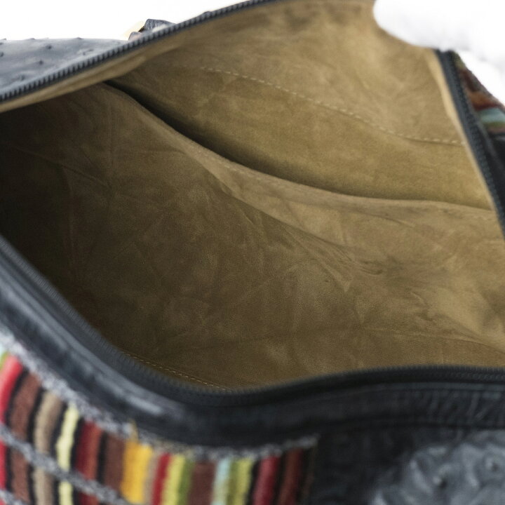 楽天市場】カラカラ オーストリッチ シェニール織 ボストンバッグ  