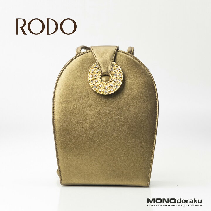 楽天市場】RODO/ロド ショルダーバッグ ゴールド イタリア 【中古  