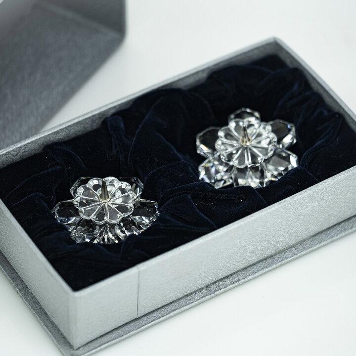 楽天市場】スワロフスキー 雪の結晶 Swarovski Snowflake キャンドル 