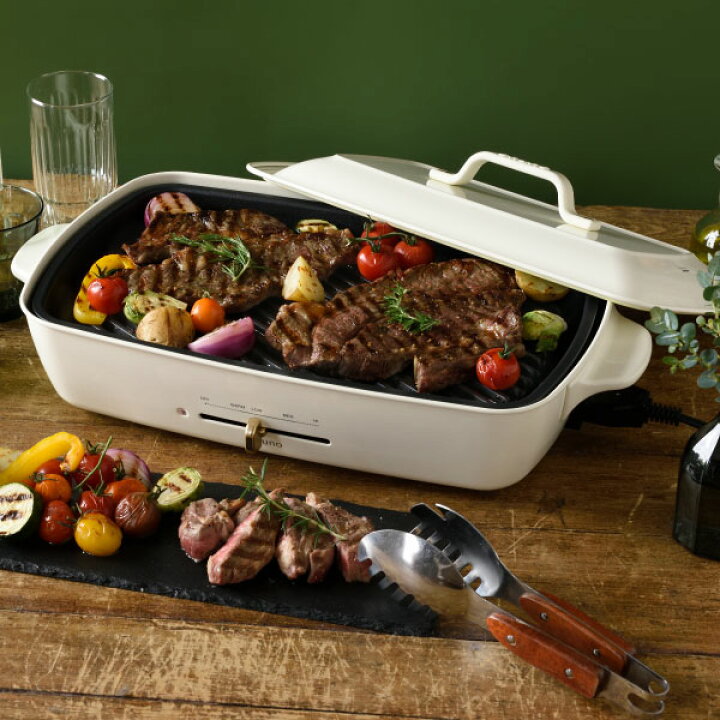 楽天市場】【レシピ+特典付き+ラッピング可】 本体+4種プレート ホットプレート たこ焼き器 焼肉 おしゃれ BOE026 大きい 大型 4?5人用 蓋付き スリム たこ焼きプレート P10倍 ポイント10倍 白( BRUNO ブルーノ ホットプレート グランデサイズ グリルプレート 深鍋 ... 楽天市場】【レシピ+特典付き+ラッピング可】 本体+4種プレート ホットプレート たこ焼き器 焼肉 おしゃれ BOE026 大きい 大型 4?5人用 蓋付き スリム たこ焼きプレート P10倍 ポイント10倍 白( BRUNO ブルーノ ホットプレート グランデサイズ グリルプレート 深鍋 ...