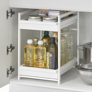 【全4種】シンク下収納 引き出し おしゃれ キッチンラック スリム 収納ラック シェルフ 調味料ラック ストッカー キッチン雑貨 北欧 タワーシリーズ towerシリーズ 公式 yamazaki 約幅15cm/幅30cm(