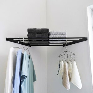 コーナーラック ハンガーラック おしゃれ 石膏ボード 壁面収納 三角 スリム 衣類 小物収納 スチール製 北欧 シンプル インテリア雑貨 省スペース タワーシリーズ towerシリーズ yamazaki( 山崎実