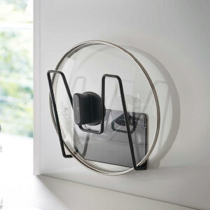 フライパン収納スタンド 【全4種】 壁面収納 キッチン パネル 磁石 おしゃれ 浮かせる コンロ横 省スペース シンプル 壁掛け 賃貸 調理器具 ラック スチール 台所 北欧 タワーシリーズ yamazaki