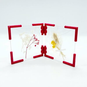 フォトパネル 12cm×12cm 2パネル ◆メール便無料◆ photostand フォトパネル フォトフレーム 組立てキット 手作りキット 写真立て 組み換え自由 インテリア お洒落 デザイン性 ニューノーマ