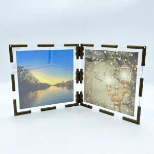 ytHgpl 18cm×18cm@2plz [֖ photostand@tHgpl tHgt[ găLbg Lbg ʐ^ g݊R CeA@@fUC j[m