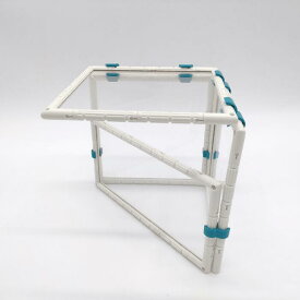自分でつくろう！【ハムスターハウス コーナー 小】 ハウス おうち 寝床 寝室 隠れ家 ストレス発散 レイアウト自由 組み換え自由 透明 クリア ハムスター 小動物 ペット ニューノーマルブロック 送料無料