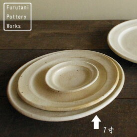 【古谷製陶所】鉄散　リム皿　7寸鉢 皿 信楽焼 陶器 食器 shigaraki　shigaraki-yaki　