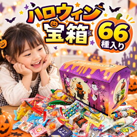 【モノゴコロのハロウィン宝箱】お菓子 駄菓子 詰め合わせ 66種 大量 ギチギチパンパン破裂寸前！ハロウィン お菓子 個包装 子供も大人も喜ぶ ギフト プレゼント 子供会 景品 配布 パーティー 駄菓子セット 御菓子 詰合せ スナック菓子 おかし だがし 大容量 業務