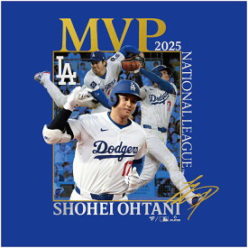 【予約商品】Fanatics ドジャース 大谷翔平 2025 ナショナルリーグ MVP 受賞記念 Tシャツ ブルー※お届け予定時期ご確認の上ご購入をお願いします
