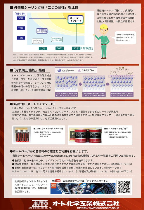 楽天市場】オート化学工業 オートン イクシード カートリッジ 320ml×10 