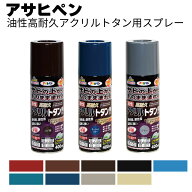 アサヒペン 油性高耐久アクリルトタン用スプレー＜サビの上からそのまま塗れる＞【送料無料】