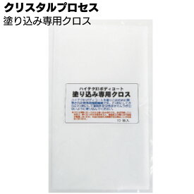 クリスタルプロセス 塗り込み専用クロス ＜特殊超極細繊維 ガラスコーティング施工用クロス 210×210mm＞【送料無料】