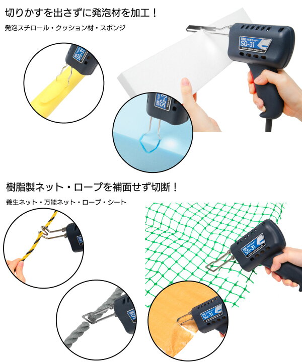 楽天市場】石崎電機製作所 マルチカッターセット SG-31 ＜ヒート 