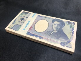 お年玉 千円 札束 E おとし玉 おとし玉1000円 1000円札 財布 送料無料 ダミー札束 お年玉袋 ポチ袋 景品 長財布 本物帯 金融機関共通 帯 プレゼントご祝儀 誕生日 クリスマス パーティー イベント 記念日 金運アップ ダミー レプリカ おうち時間 子供 家族