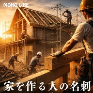 【イメージ確認あり♪】建設業 名刺 大工 左官 電気工事 鳶 職人 外仕事 50枚 100枚 横型 片面 印刷 名刺…