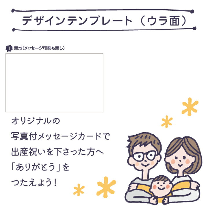 楽天市場 Lineで簡単 枚 出産報告 出産内祝い 写真入り 出産 内祝い 内祝 メッセージカード メッセージ カード ハガキ 名刺サイズ 命名紙 命名書 誕生 出産 赤ちゃん お返し ギフト 写真 子ども 名入れ 命名 印刷 オリジナル 報告 記念品 Monolike