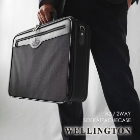 WELLINGTON ウエリントン ビジネスバッグ アタッシュケース メンズ ブランド 40代 50代 平野鞄 軽量 自立 KBN21219