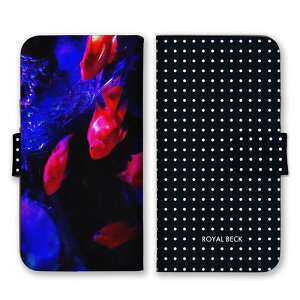 全機種対応 手帳型 スマホケース SIMフリー対応 ROYAL BECK ロイヤルベック 蝶々 蝶 昆虫 虫 花 アート アート柄 デザイン 派手 ビビットカラー 蛍光 鮮やか 綺麗 可愛い set10801 iPhone14 13 12mini Pro Ma