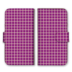 全機種対応 手帳型 スマホケース SIMフリー対応 チェック チェック柄 総柄 デザイン シンプル 定番 人気 オススメ アート 芸術 グラフィック 模様 お洒落 パープル イエロー レッド set14175 iPhone14 13 12mini Pro Max SE(第3世代) Galaxy Xperia AQUOS