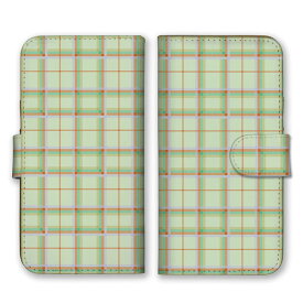全機種対応 手帳型 スマホケース SIMフリー対応 チェック チェック柄 総柄 デザイン シンプル 定番 人気 オススメ アート 芸術 グラフィック 模様 お洒落 グリーン イエロー オレンジ set14178 iPhone14 13 12mini Pro Max SE(第3世代) Galaxy Xperia AQUOS