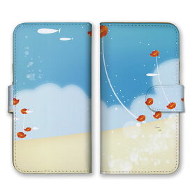 全機種対応 手帳型 スマホケース SIMフリー対応 斜線 ライン 線 雲 入道雲 デザイン 芸術 アート シンプル オススメ かわいい 個性的 大人 グラフィック 空色 青 白 スモークブルー set16211 iPhone14 13 12mini Pro Max SE(第3世代) Galaxy Xperia AQUOS