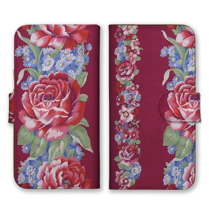 楽天市場 全機種対応 手帳型 スマホケース Simフリー対応 花 花柄 バラ 薔薇 柄 模様 デザイン 芸術 アート 大人 エレガント 華やか 人気 オススメ おしゃれ 黒紺 ネイビー ローズ 黄緑 Set Iphone13 12 11 Pro Max Se 第2世代 Galaxy Xperia