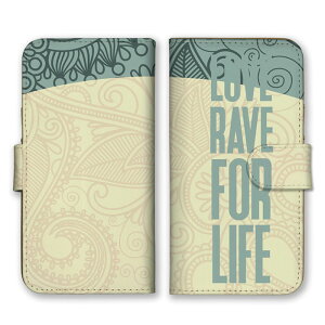 �S�@��Ή� �蒠�^ �X�}�z�P�[�X SIM�t���[�Ή� LOVE RAVE FOR LIFE �O���[�� �ΐF �V���v�� �t���� ���[�t �y�C�Y���[ �y�[�Y���[ �C���X�g ��l iPhone14 13 12mini Pro Max SE(��3����) Galaxy Xperia AQUOS