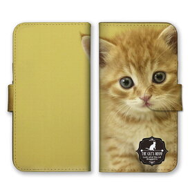 全機種対応 手帳型 スマホケース SIMフリー対応 子猫 にゃんこ ニャンコ ネコ 茶虎 トラネコ 癒し 写真 かわいい 可愛い シンプル 動物柄 iPhone14 13 12mini Pro Max SE(第3世代) Galaxy Xperia AQUOS