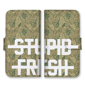 �S�@��Ή� �蒠�^ �X�}�z�P�[�X SIM�t���[�Ή� STUPID FRESH ���S �p�� �p�� �J�[�L �O���[�� �x�[�W�� ���ʕ� �J���t���� �~���^���[ ���������� iPhone14 13 12mini Pro Max SE(��3����) Galaxy Xperia AQUOS