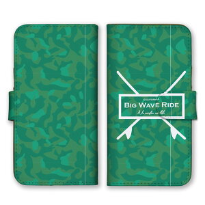 �S�@��Ή� �蒠�^ �X�}�z�P�[�X SIM�t���[�Ή� BIG WAVE RIDE �T�[�t�B�� �O���[�� �ΐF ���ʕ� �J���t���� �~���^���[ ���������� iPhone14 13 12mini Pro Max SE(��3����) Galaxy Xperia AQUOS