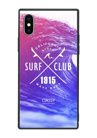 四角い スマホケース 耐衝撃 強化ガラス iPhone ケース TPU ハードケース 光沢 カラー サーフ サーフィン サーフボード 海 波のり 西海岸 カリフォルニア iPhone13Promax 13mini SE(第3世代) 12 11 XR X/XS iPhone8 Plus 流行 トレンド ClASSY