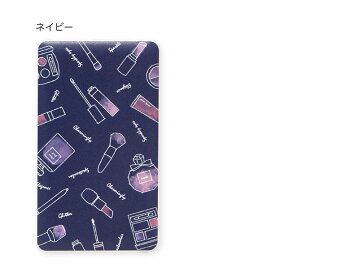 コスメ柄/バッテリー/ピンク/ホワイト/ネイビー/アイフォン6/iPhone5s/アンドロイド/軽量/スマートフォン/軽い/コンパクト/大人カワイイ/かわいい