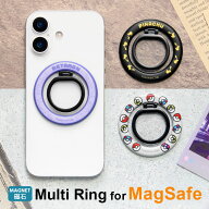 ポケットモンスター MagSafe対応 マグネット式 スマホリング ピカチュウ メタモン モンスターボール 強力…