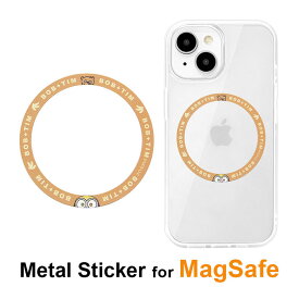 ミニオンズ MagSafe対応 拡張 メタルステッカー メタルリング シール ボブ ティム ミニオン 怪盗グルー MagSafe マグセーフ iPhone15 iPhone14 iPhone13 iPhone12 アイフォン15 キャラクター