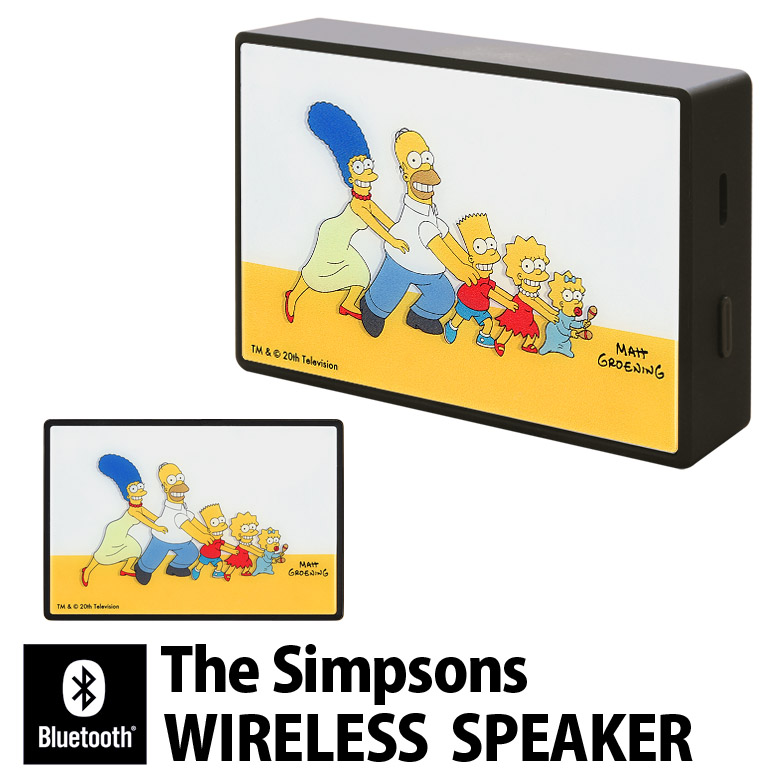 楽天市場 ザ シンプソンズ ガラスワイヤレススピーカー Bluetooth 5 0 スクエア 四角 コンパクトサイズ スマートフォン スマホ Iphone Android Ipod Walkman キャラクター グッズ ワイヤレス シンプソン The Simpsons オシャレ オーディオ ガラス スマホケースの店