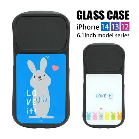 i select ラヴィット！ ラッピー iPhone14 13 12シリーズ 6.1inchモデル対応 ケース iPhone 14 iPhone13 Pro iPhone 12Pro スタンド機能付き カメラガード アイフォン アイホン キャラクター ガラスケース アイフォン14ケース