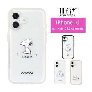 PEANUTS s[ibc IIIIfit Clear iPhone16 n[hP[X iPhone 16 6.1C` NAP[X P[X NA iPhone16P[X Jo[ ACtH16 ACtH ACz | SNOOPY Xk[s[ LN^[  iP