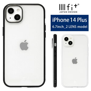 IIIIfit Clear iPhone14 Plus �N���A�P�[�X iPhone14 �v���X 6.7�C���` �X�}�z�P�[�X �P�[�X �u���b�N �N���A ���F �� �V���v�� �J�o�[ �A�C�t�H�� iPhone 14plus �n�[�h�P�[�X �W���P�b�g ���킢�� �A�C�z�� 