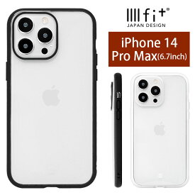 IIIIfit Clear iPhone14 Pro Max クリアケース iPhone14 ProMax 6.7インチ スマホケース ケース ブラック 黒色 黒 クリア シンプル カバー アイフォン 14Pro max ハードケース ジャケット かわいい アイホン オシャレ |アイフォン14promax アイホン14プロ