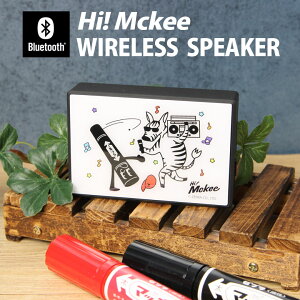 (10%OFF�N�[�|���z�z 4/10�܂�) Hi! Mckee �K���X���C�����X�X�s�[�J�[ Bluetooth 5.0 �X�N�G�A �l�p �R���p�N�g�T�C�Y �X�}�[�g�t�H�� �X�}�z iPhone Android iPod WALKMAN �L�����N�^�[ �O�b�Y ���C�����X �I