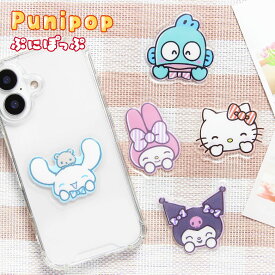 サンリオキャラクターズ punipop ぷにぽっぷ ステッカー キャラクターシール ハローキティ マイメロディ シール かわいい ステッカー プニポップ 3Dシール 立体 ぷにぷに プックリ ビッグサイズ