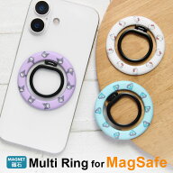 サンリオキャラクターズ MagSafe対応 マグネット式 スマホリング ハローキティ 強力マグネット リング ス…