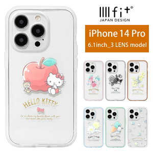 (10OFFN[|zz 9/24 01:59܂) IIIIfit Clear TILN^[Y iPhone14 Pro NAP[X iPhone13 pro 6.1C` X}zP[X P[X LN^[ sanrio Jo[ ACtH iPhone 14 v n[