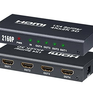 ELEVIEW HDMI z Xvb^[ 1 4o o 4K/3D/HDCP1.4ΉbPS4ENintendo SwitchEBDR[_[EFire TVȂǂɓK